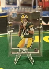 2020 Panini Chronicles Clearly Donruss Rated Rookies Jordan Love #RR-JL card
