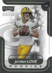 2020 Panini Chronicles Playoff Momentum SSD Rookies Jordan Love #M-4 card