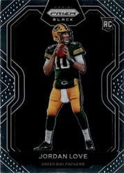2020 Panini Chronicles Prizm Black Jordan Love #PB-4 card