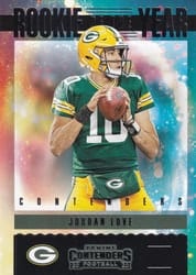 2020 Panini Contenders Rookie of the Year Contenders Jordan Love #RY-JLO card