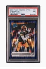 2020 Panini Donruss Optic Jordan Love Purple Shock #154 card