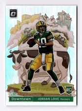 2020 Panini Donruss Optic Downtown Jordan Love #DT-32 card