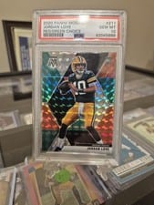 2020 Panini Mosaic Jordan Love Red, Green Choice #211 card