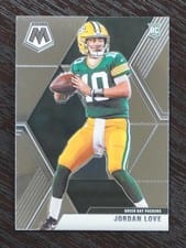 2020 Panini Mosaic Jordan Love Green Mosaic #211 card