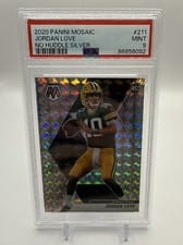 2020 Panini Mosaic Jordan Love No Huddle Silver #211 card