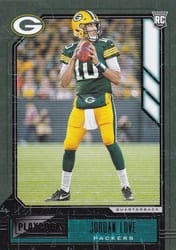 2020 Panini Playbook Base Set Jordan Love #104 card