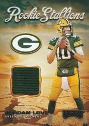 2020 Panini Playoff Rookie Stallions Jordan Love #RS-4 card