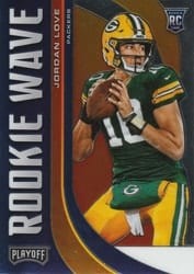 2020 Panini Playoff Rookie Wave Jordan Love #RW-11 card