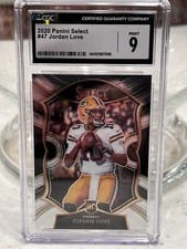 2020 Panini Select Jordan Love Silver Prizm #47 card