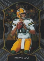 2020 Panini Select Base Set Jordan Love #47 card