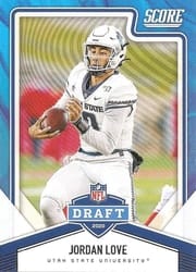 2020 Score NFL Draft Jordan Love #NFL-6 card