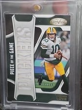 2021 Panini Certified Piece of the Game Jordan Love #POG-JL card