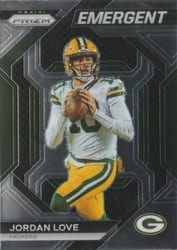 2023 Panini Prizm Emergent Jordan Love #3 card