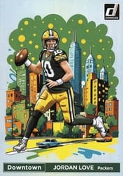 2024 Donruss Downtown Jordan Love #5 card