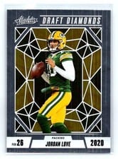 2024 Panini Absolute Draft Diamonds Jordan Love #DD-JLE card