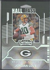 2024 Panini Contenders Hall Pass Jordan Love #4 card
