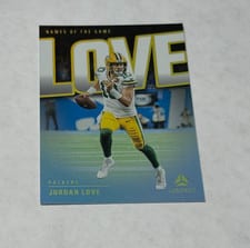 2024 Panini Luminance Names of the Game Jordan Love #NG-JLE card