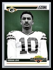 2024 Score The Franchise Jordan Love #12 card