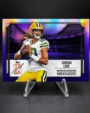 2024 Topps Signature Class Gridiron Ambassadors Jordan Love #GA-12 card