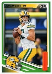 2025 Score Base Set Jordan Love #119 card