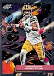 2025 Topps Cosmic Chrome Base Set Jordan Love #35 card
