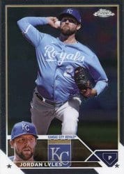 2023 Topps Chrome Update Base Set Jordan Lyles #USC184 card