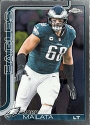 2025 Topps Chrome Base Set Jordan Mailata #245 card