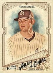 2018 Topps Allen & Ginter Base Set Jordan Montgomery #23 card