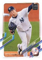 2021 Topps Base Set Jordan Montgomery #630 card