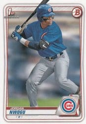 2020 Bowman Draft Base Set Jordan Nwogu #BD-110 card