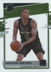 2020-21 Clearly Donruss Base Set Jordan Nwora #92 card