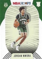 2020-21 Hoops Base Set Jordan Nwora #211 card