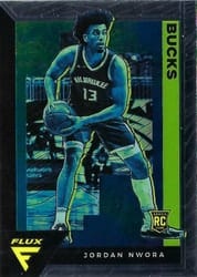 2020-21 Panini Flux Base Set Jordan Nwora #237 card