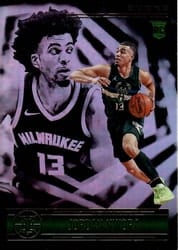 2020-21 Panini Illusions Base Set Jordan Nwora #174 card