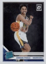 2019-20 Donruss Optic Base Set Jordan Poole #169 card