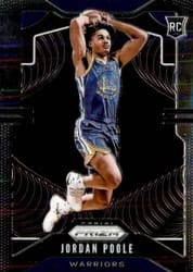 2019-20 Panini Prizm Base Set Jordan Poole #272 card