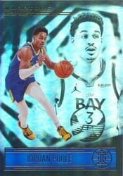 2020-21 Panini Illusions Base Set Jordan Poole #81 card