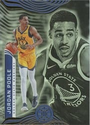 2021-22 Panini Illusions Base Set Jordan Poole #108 card