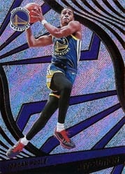 2021-22 Panini Revolution Base Set Jordan Poole #7 card