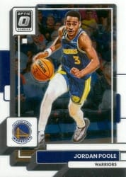 2022-23 Donruss Optic Base Set Jordan Poole #100 card
