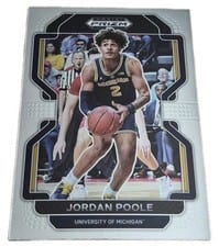 2022 Panini Prizm Draft Picks Jordan Poole #28 card