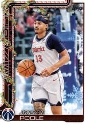 2025-26 Topps Holiday Base Set Jordan Poole #H73 card