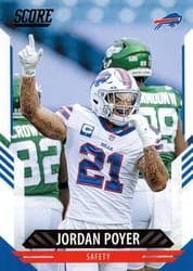 2021 Score Base Set Jordan Poyer #23 card