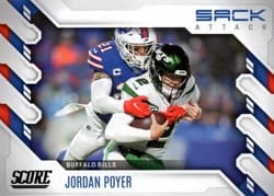 2022 Score Sack Attack Jordan Poyer #SA-JP