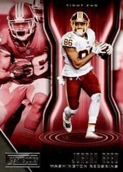 2018 Panini Playbook Base Set Jordan Reed #57 card