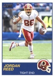 2019 Score Base Set Jordan Reed #196 card