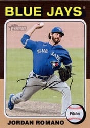 2024 Topps Heritage Base Set Jordan Romano #392 card
