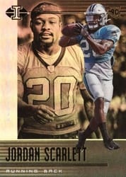 2019 Panini Illusions Base Set Jordan Scarlett #30 card