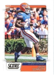 2019 Score Base Set Jordan Scarlett #420 card