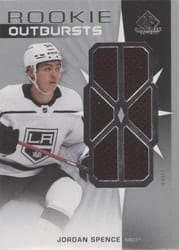 2022-23 SP Game Used Rookie Outbursts Jersey Jordan Spence #RO-JS card